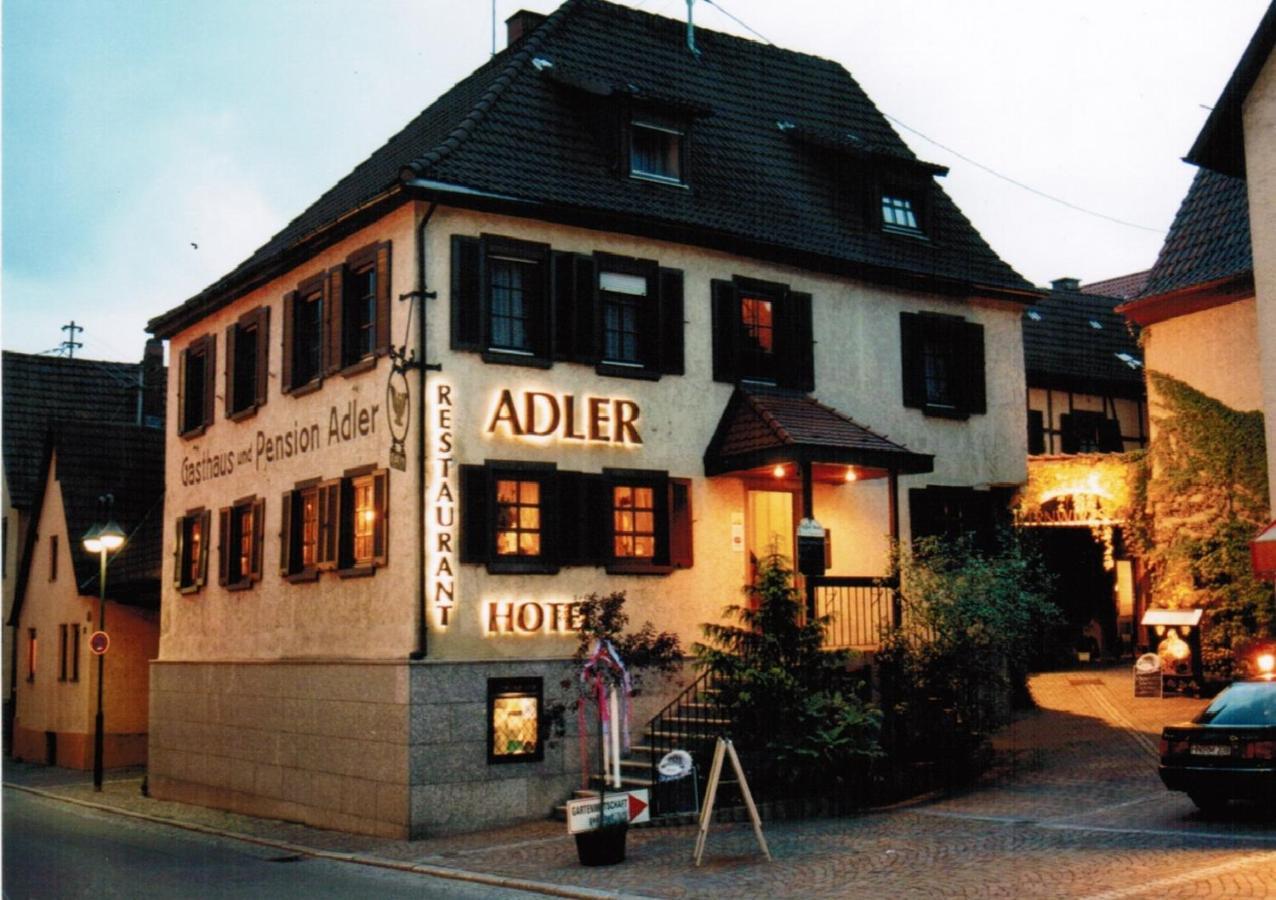 Adler Gaststube Hotel Biergarten Bad Rappenau Buitenkant foto